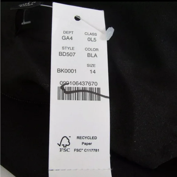 NWT J. Crew Collection Invite Dress in Crepe Black ⚫️ Size 14 - Picture 7 of 8